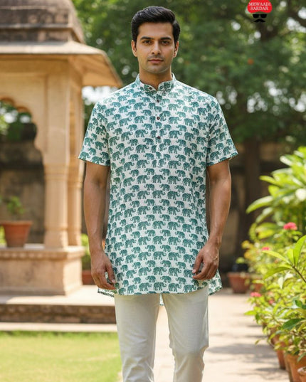 Short Kurta Half Sleeves