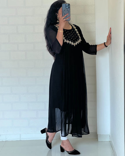 Blooming Georgette Kurti
