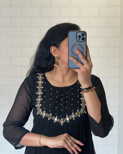 Blooming Georgette Kurti