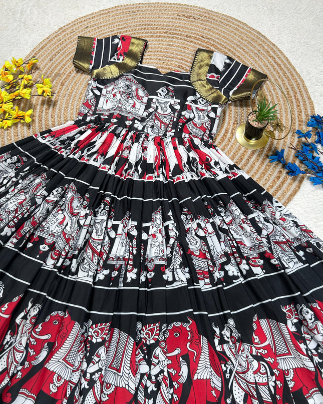 Kalamkari Black Maxi