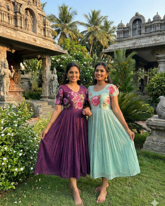 Mul Mul Cotton Gown
