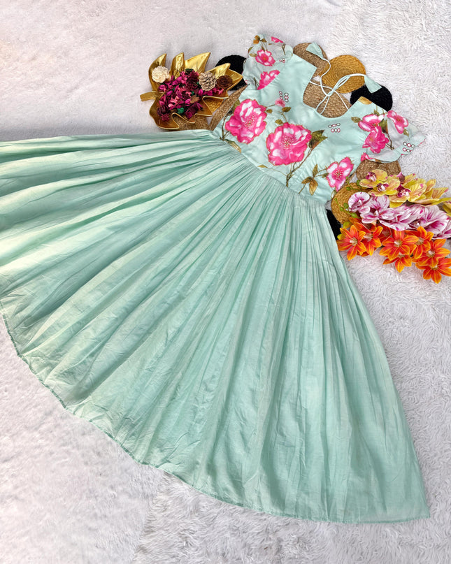 Mul Mul Cotton Gown