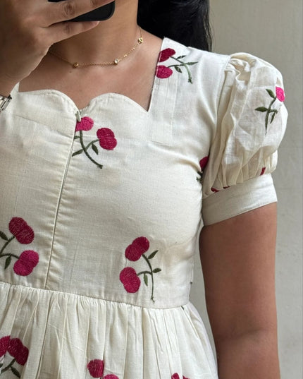 Chanderi Cotton Freeding Frocks