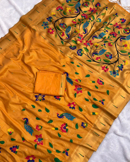 Bamboo Tissue Silk Sarees