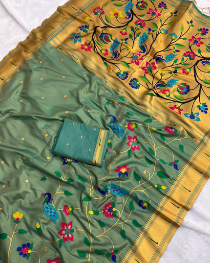 Bamboo Tissue Silk Sarees