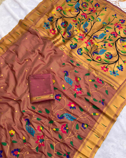 Bamboo Tissue Silk Sarees