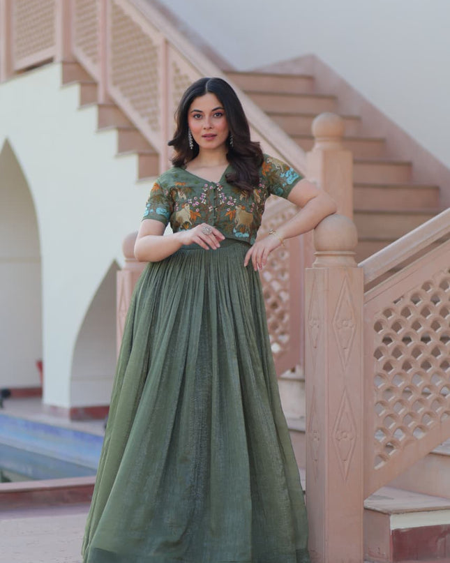 Gown With Coat Adults