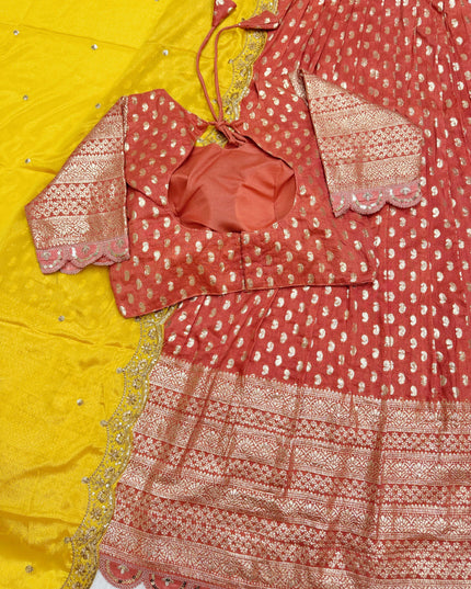 Viscose Tissue Silk Beautiful Lehenga Choli