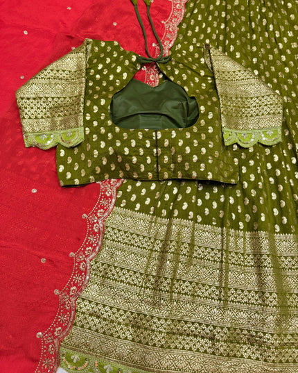 Viscose Tissue Silk Beautiful Lehenga Choli