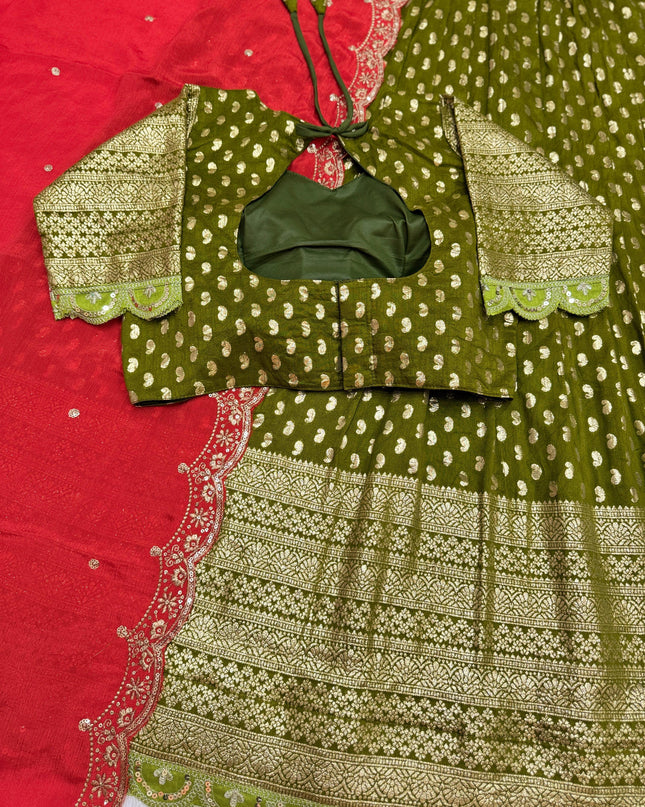 Viscose Tissue Silk Beautiful Lehenga Choli