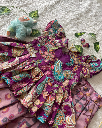 Tissue Silk Kids Lehanga