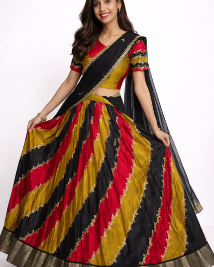 Premium Stitched Lehenga Choli Set