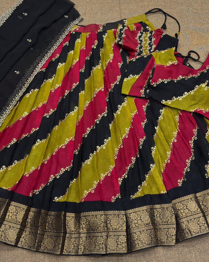 Premium Stitched Lehenga Choli Set