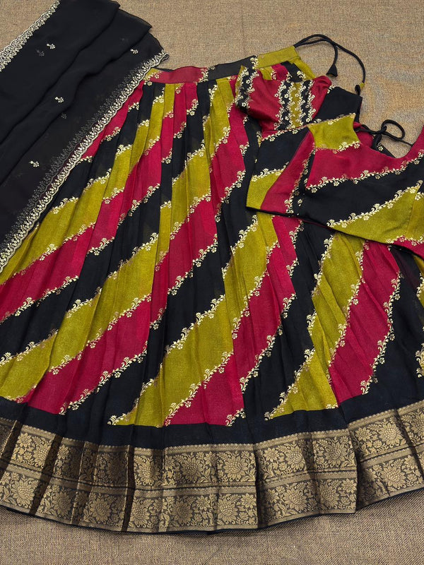 Premium Stitched Lehenga Choli Set
