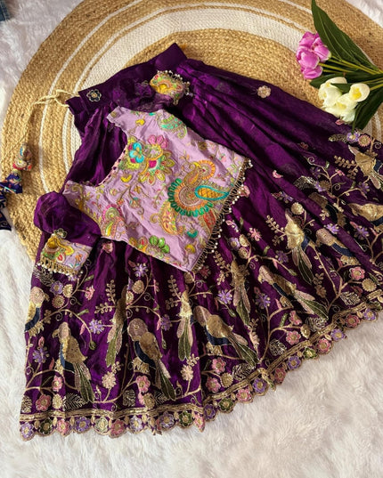 Frendy Silk Kids Lehanga Choli
