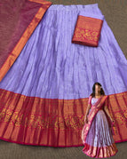 Lavender Lilac with Rani Pink