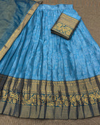 Sky Blue with Navy Blue