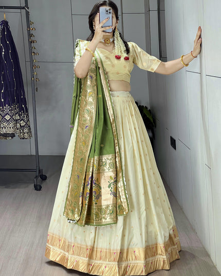 Paithani Silk Lehangas