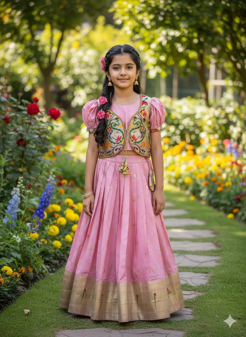 Paithani Gown with Coat