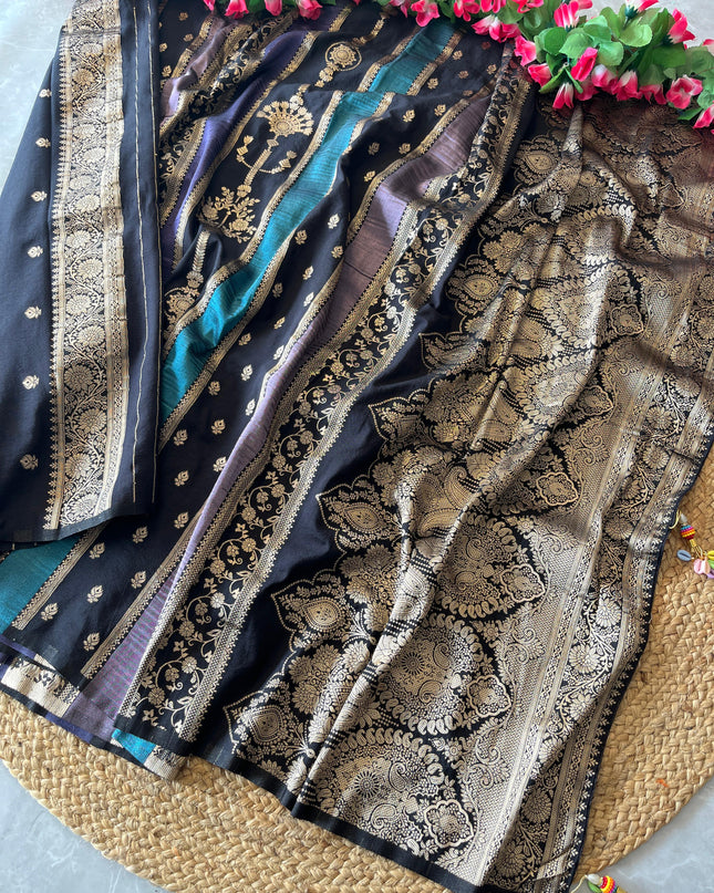 Pure Soft khadi Georgette Zari Tissue Silk Sarees