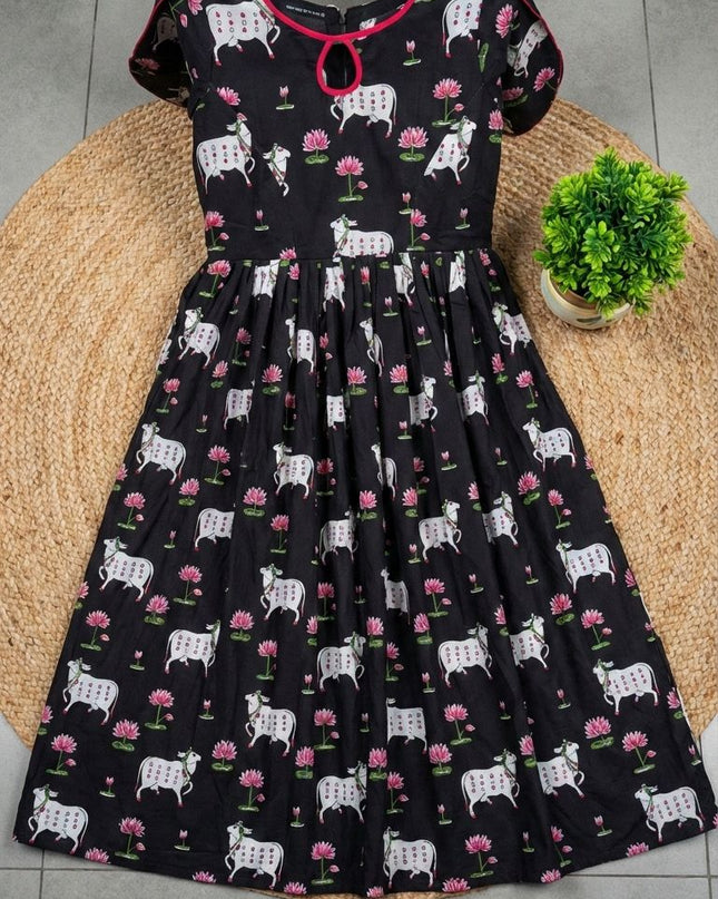 Soft muslin Cotton Floral Dresses