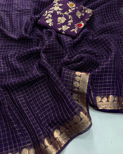 Viscose Georgette Sarees