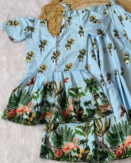 Heavy Silk Lehengas For Kids