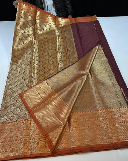 Banarasi semi-katan Saree