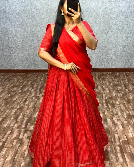 Pure Vintage Viscos Lehengas