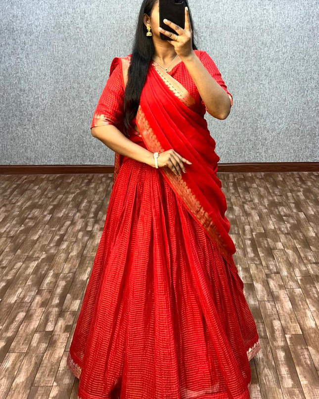 Pure Vintage Viscos Lehengas