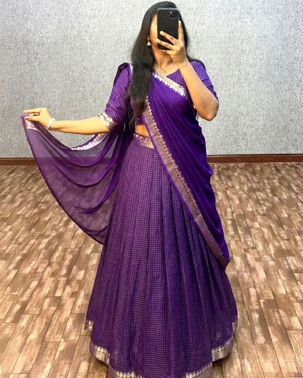 Pure Vintage Viscos Lehengas