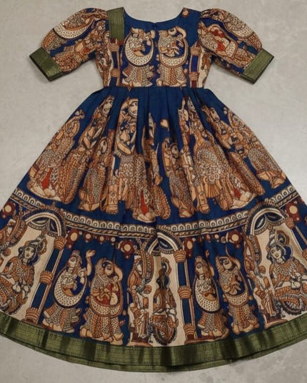 Kalamkari Dress For Kids