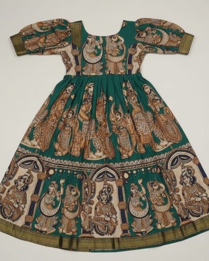 Kalamkari Dress For Kids