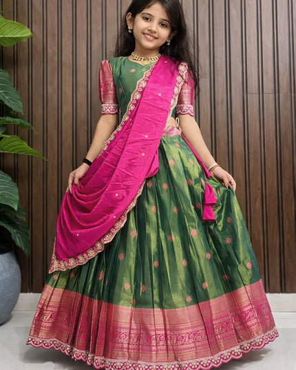 Simmer Silk Kids Lehenga Choli