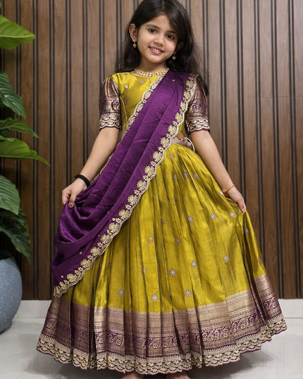 Simmer Silk Kids Lehenga Choli