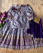 Silver Grey with Royal Purple / 1 Year