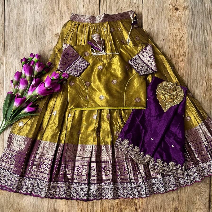 Simmer Silk Kids Lehenga Choli