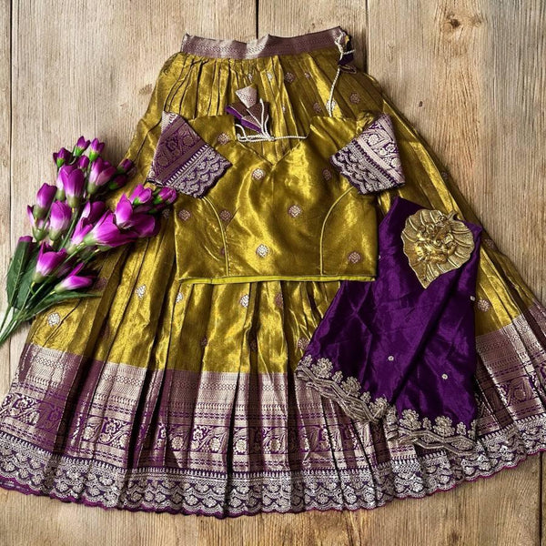 Simmer Silk Kids Lehenga Choli