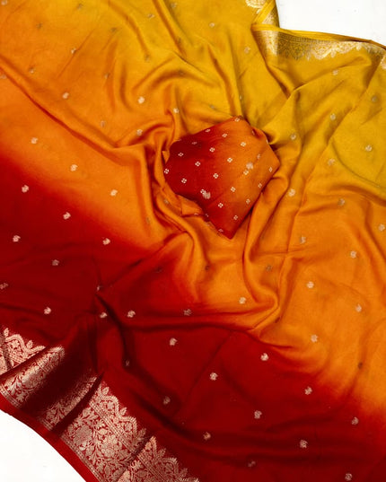 Royal Jari Butti Crepe Silk Saree