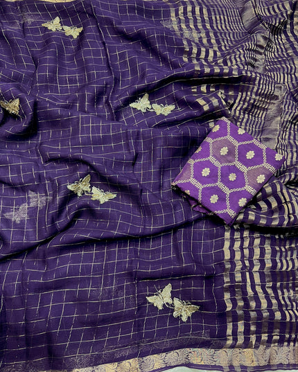 Butterfly Grace Viscose Georgette Saree