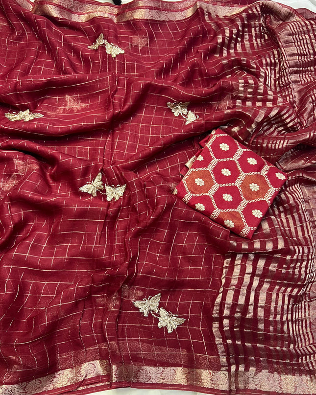 Butterfly Grace Viscose Georgette Saree