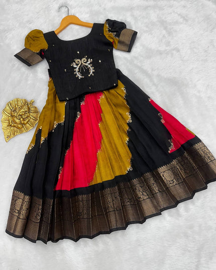 Royal Zari Weave Silk Lehenga Set