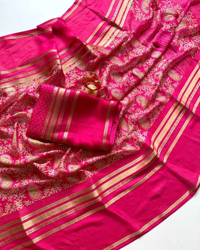 Elegant Border Massmellow Saree