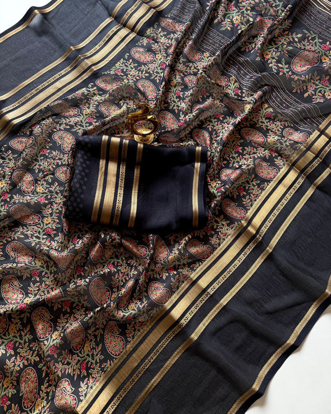 Elegant Border Massmellow Saree