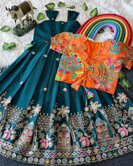 Temple Bloom Kids Gown Set