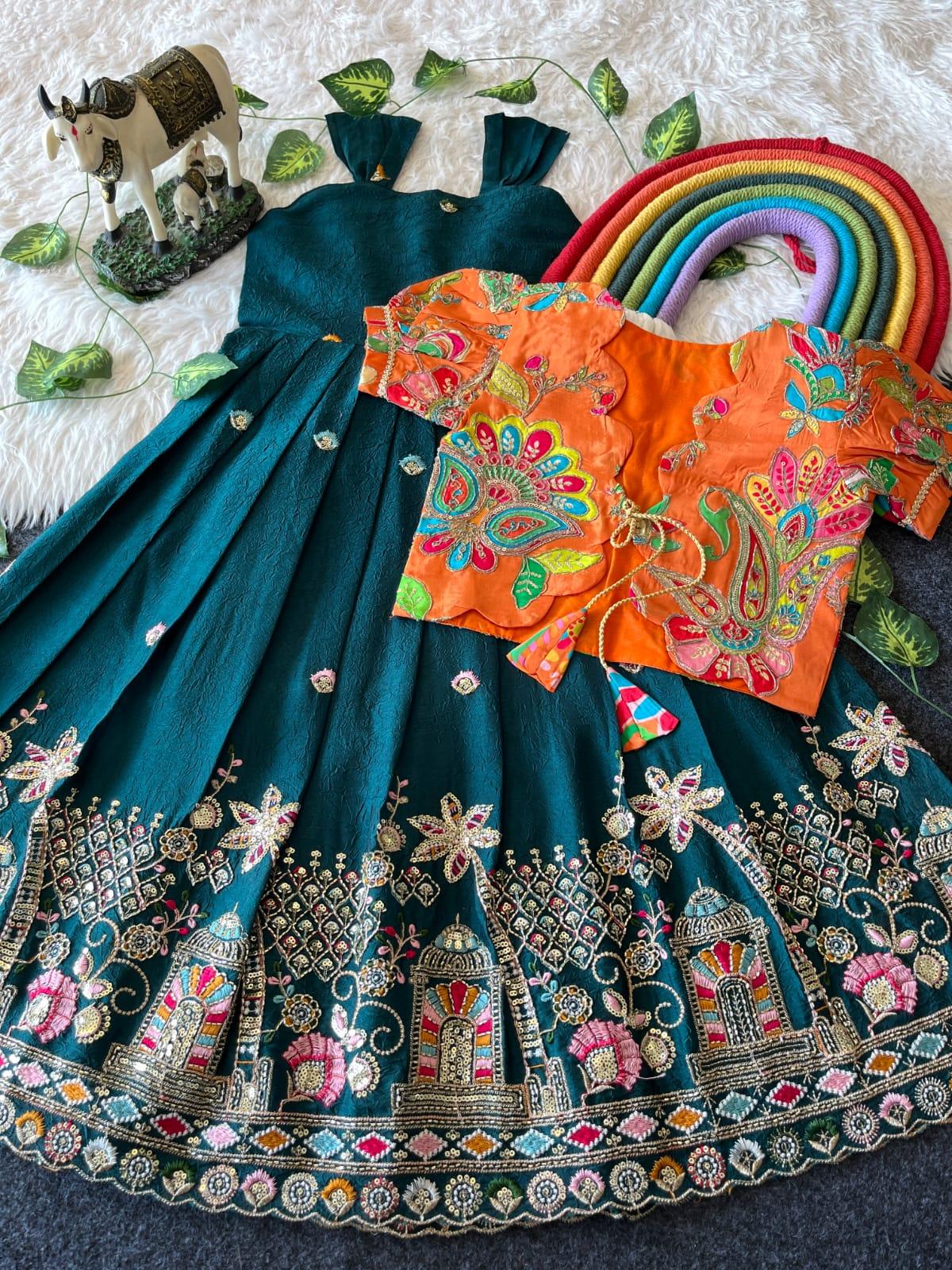Temple Bloom Kids Gown Set