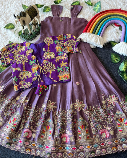 Temple Bloom Kids Gown Set