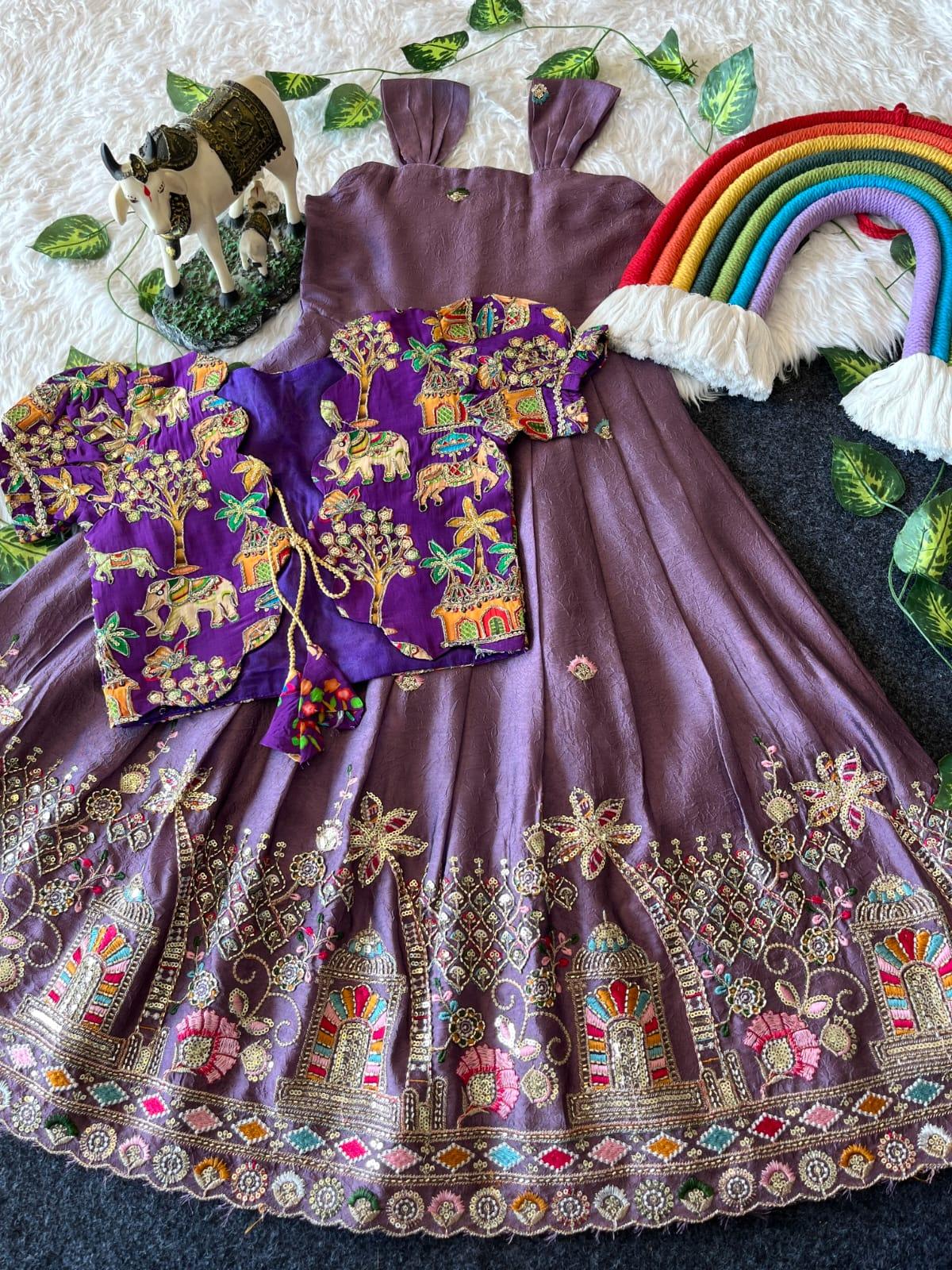 Temple Bloom Kids Gown Set