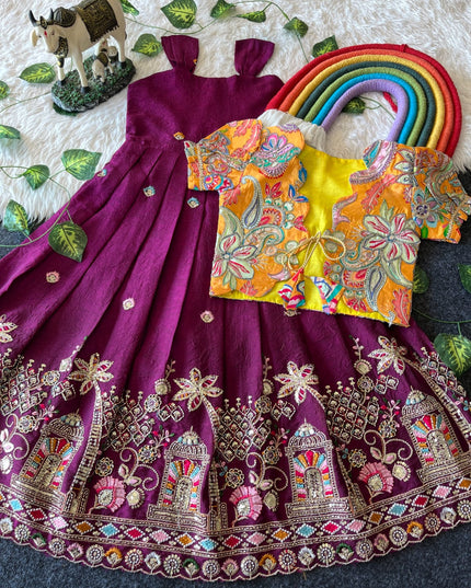 Temple Bloom Kids Gown Set