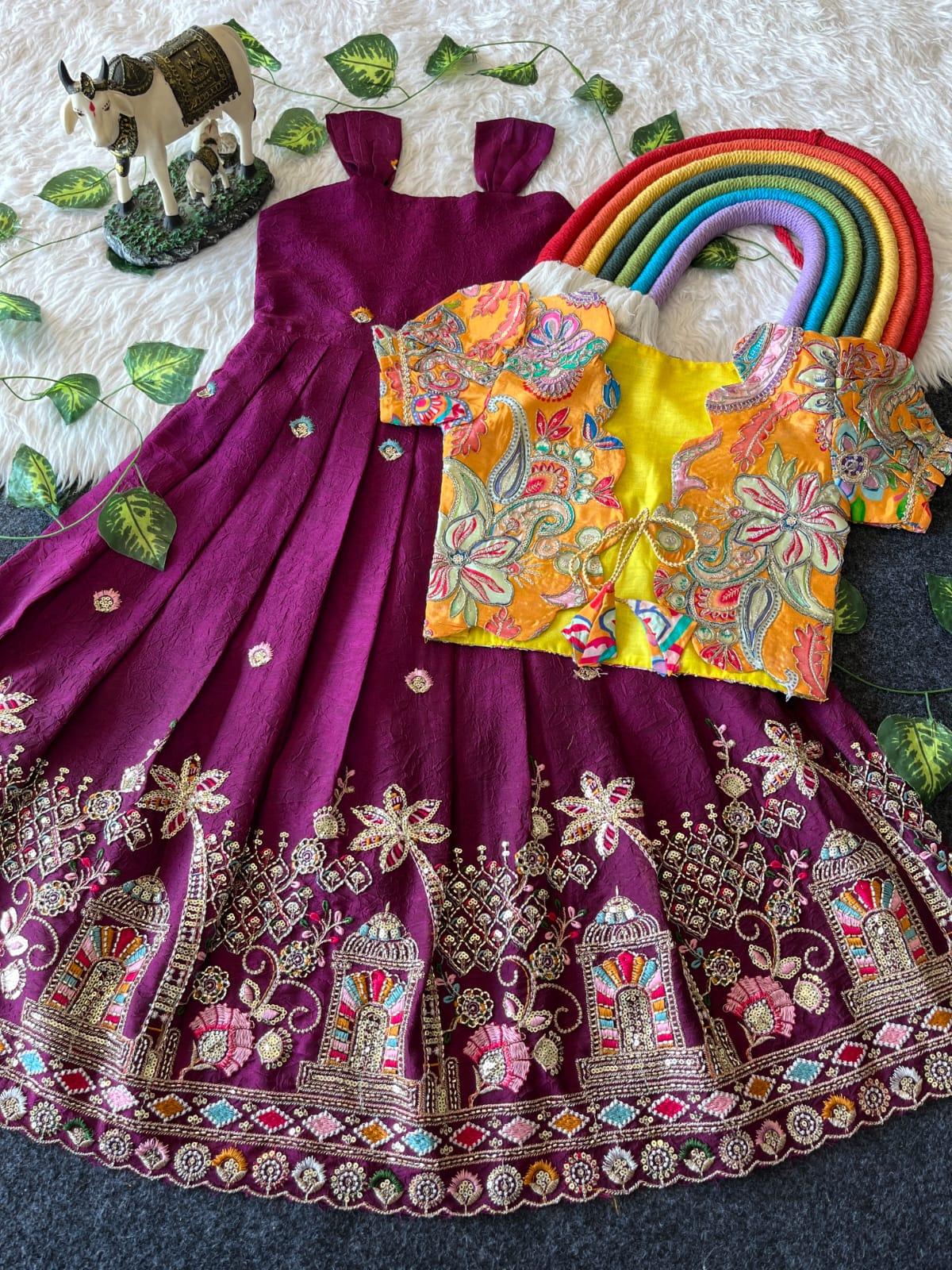 Temple Bloom Kids Gown Set